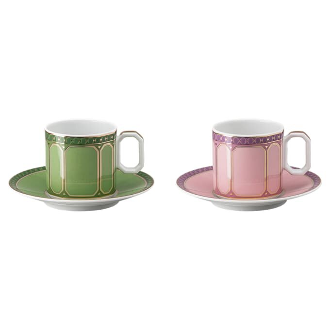 Service à expresso Signum en porcelaine, multicolore Service à expresso Signum en porcelaine, multicolore