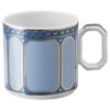 Tasse à expresso Signum avec soucoupe, en porcelaine, bleue Tasse à expresso Signum avec soucoupe, en porcelaine, bleue