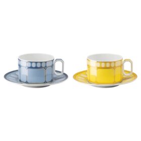 Service à thé Signum en porcelaine, multicolore