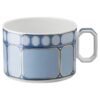 Tasse à thé Signum avec soucoupe, en porcelaine, bleue