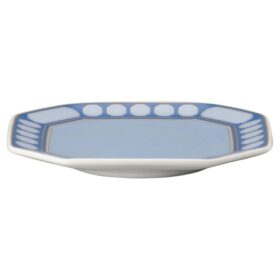 Signum Vide Poche en porcelaine, bleu