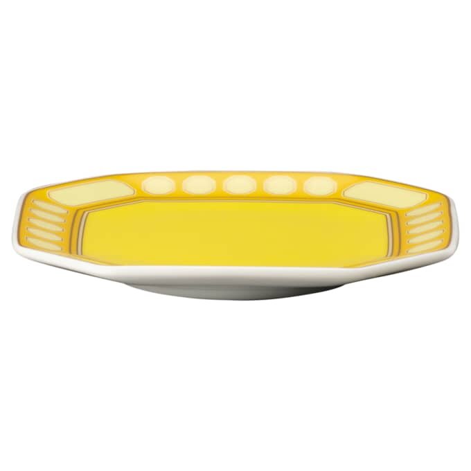 Signum Vide Poche en porcelaine, jaune Signum Vide Poche en porcelaine, jaune