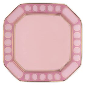Signum Vide Poche en porcelaine, rose
