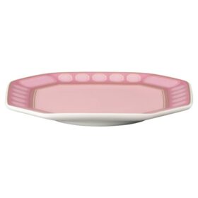Signum Vide Poche en porcelaine, rose