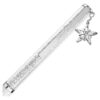 Stylo à bille Crystalline blanc, laqué blanc, chromé