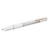 Stylo à bille Crystalline blanc, plaqué or rose Stylo à bille Crystalline blanc, plaqué or rose