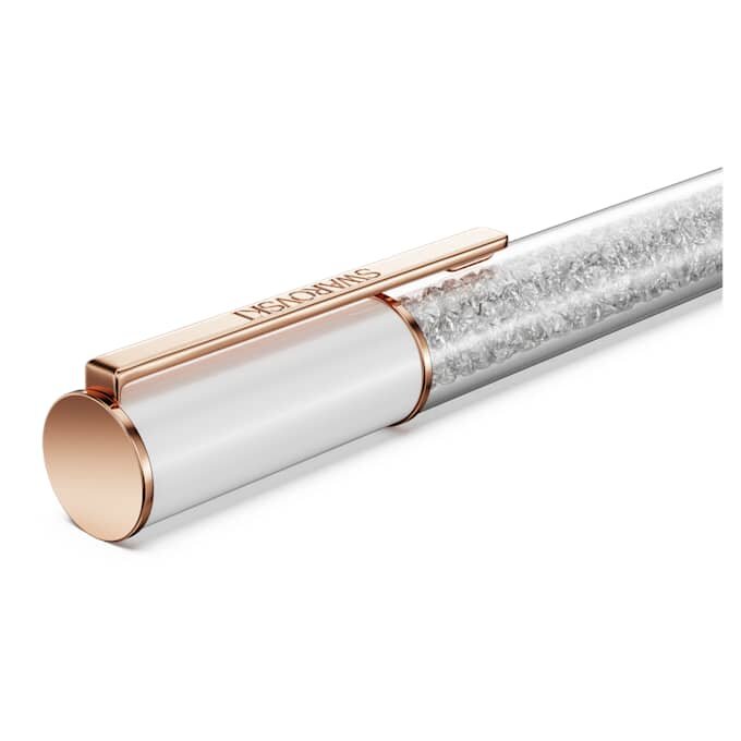 Stylo à bille Crystalline blanc, plaqué or rose Stylo à bille Crystalline blanc, plaqué or rose