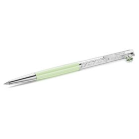 Stylo à bille Crystalline Clover, vert, laqué vert, chromé