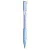 Stylo à bille Crystalline, cristaux Recreated™, bleu, laqué bleu, chromé