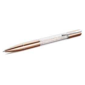 Stylo à bille Crystalline doré rose, plaqué or rose