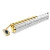 Stylo à bille Crystalline « Evil Eye », teinte dorée, finition métaux mélangés Stylo à bille Crystalline « Evil Eye », teinte dorée, finition métaux mélangés