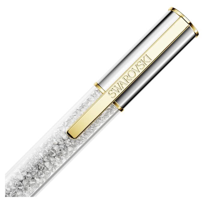 Stylo à bille Crystalline, finition argentée, mélange de métaux Stylo à bille Crystalline, finition argentée, mélange de métaux