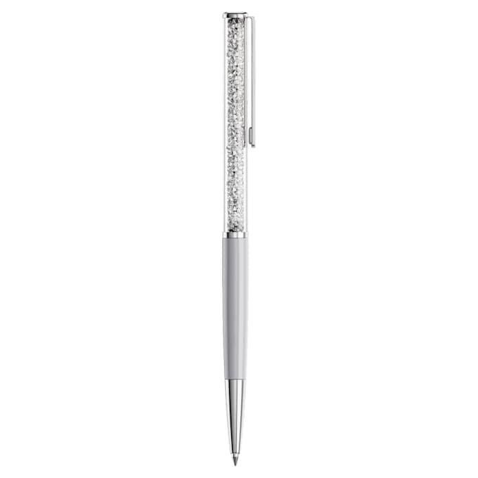 Stylo à bille Crystalline Gris, laqué gris, chromé Stylo à bille Crystalline Gris, laqué gris, chromé