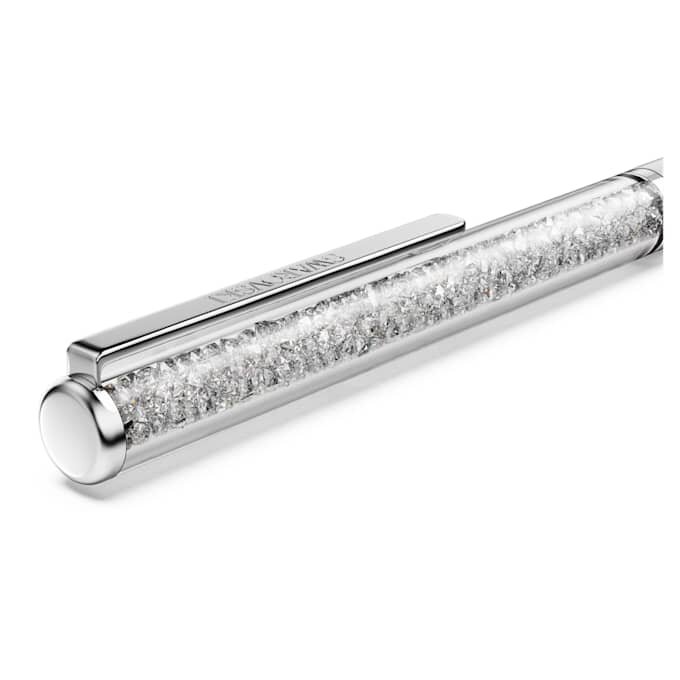 Stylo à bille Crystalline Gris, laqué gris, chromé Stylo à bille Crystalline Gris, laqué gris, chromé