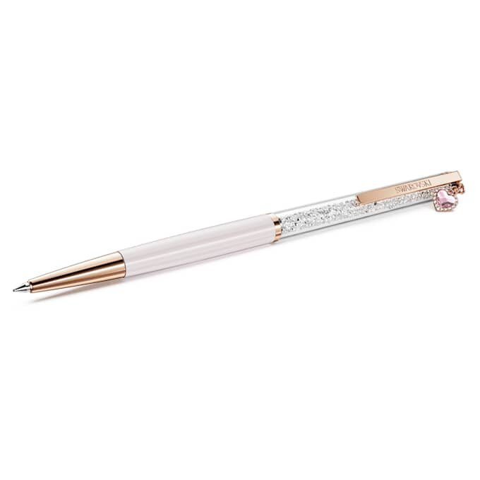 Stylo à bille Crystalline « Heart », rose, laqué rose, plaqué or rose Stylo à bille Crystalline « Heart », rose, laqué rose, plaqué or rose