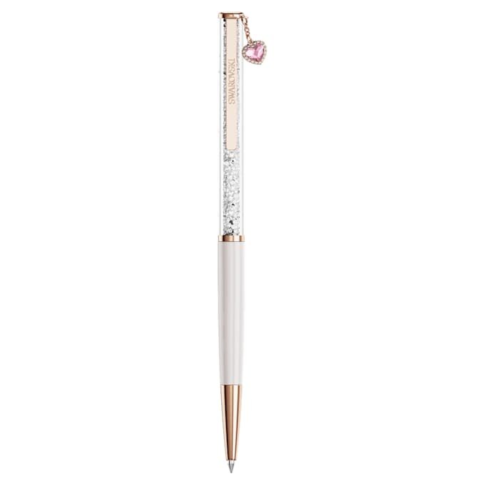 Stylo à bille Crystalline « Heart », rose, laqué rose, plaqué or rose Stylo à bille Crystalline « Heart », rose, laqué rose, plaqué or rose