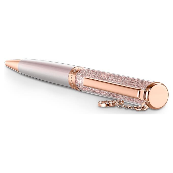 Stylo à bille Crystalline « Heart », teinte or rose, laqué rose, plaqué or rose Stylo à bille Crystalline « Heart », teinte or rose, laqué rose, plaqué or rose