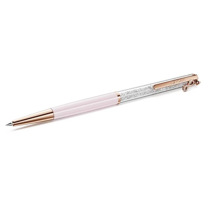 Stylo à bille Crystalline Infinity, laqué rose, plaqué or rose Stylo à bille Crystalline Infinity, laqué rose, plaqué or rose