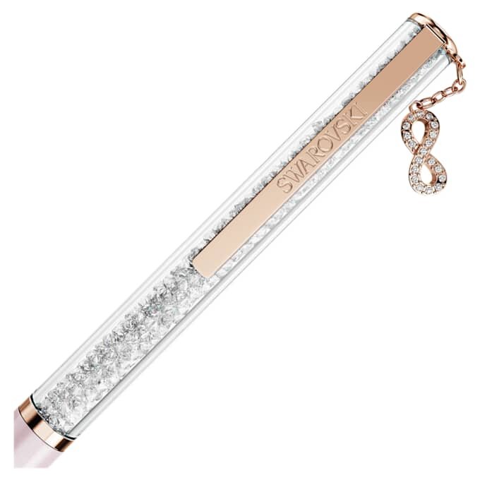 Stylo à bille Crystalline Infinity, laqué rose, plaqué or rose Stylo à bille Crystalline Infinity, laqué rose, plaqué or rose