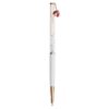 Stylo à bille Crystalline « Ladybug », blanc, laqué rouge, plaqué or rose Stylo à bille Crystalline « Ladybug », blanc, laqué rouge, plaqué or rose
