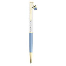 Stylo à bille Crystalline Minions, bleu, plaqué or