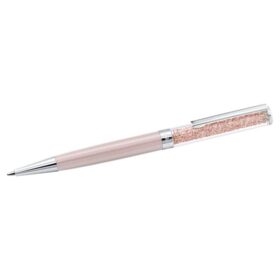 Stylo à bille Crystalline rose, laqué rose, chromé