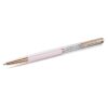 Stylo à bille Crystalline rose, laqué rose, plaqué or rose
