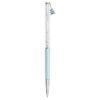 Stylo à bille Crystalline Teddy, bleu, laqué bleu, plaqué chrome Stylo à bille Crystalline Teddy, bleu, laqué bleu, plaqué chrome