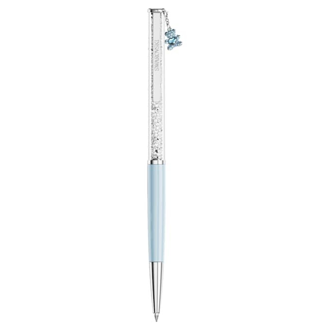Stylo à bille Crystalline Teddy, bleu, laqué bleu, plaqué chrome Stylo à bille Crystalline Teddy, bleu, laqué bleu, plaqué chrome