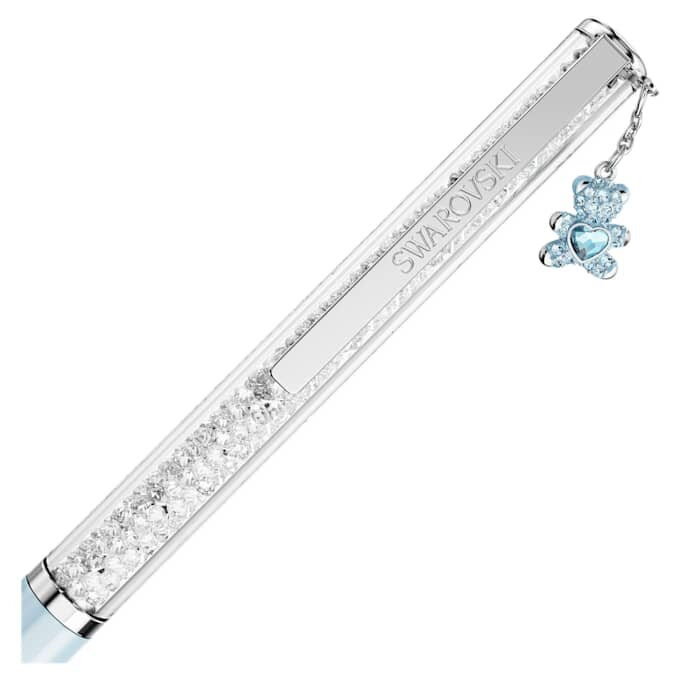 Stylo à bille Crystalline Teddy, bleu, laqué bleu, plaqué chrome Stylo à bille Crystalline Teddy, bleu, laqué bleu, plaqué chrome