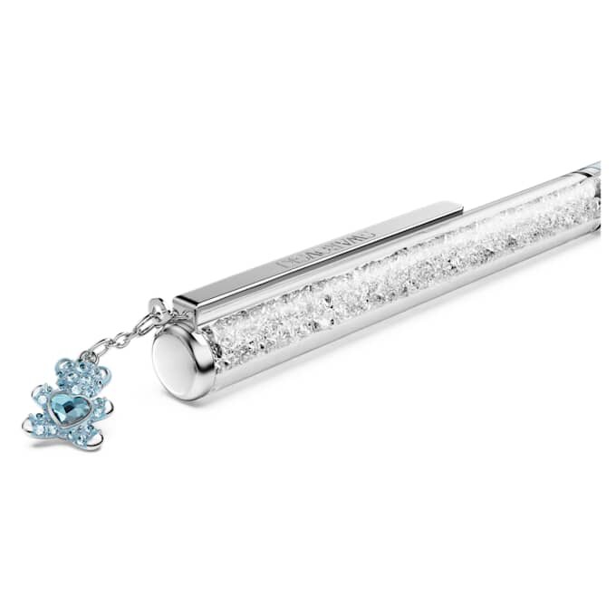 Stylo à bille Crystalline Teddy, bleu, laqué bleu, plaqué chrome Stylo à bille Crystalline Teddy, bleu, laqué bleu, plaqué chrome