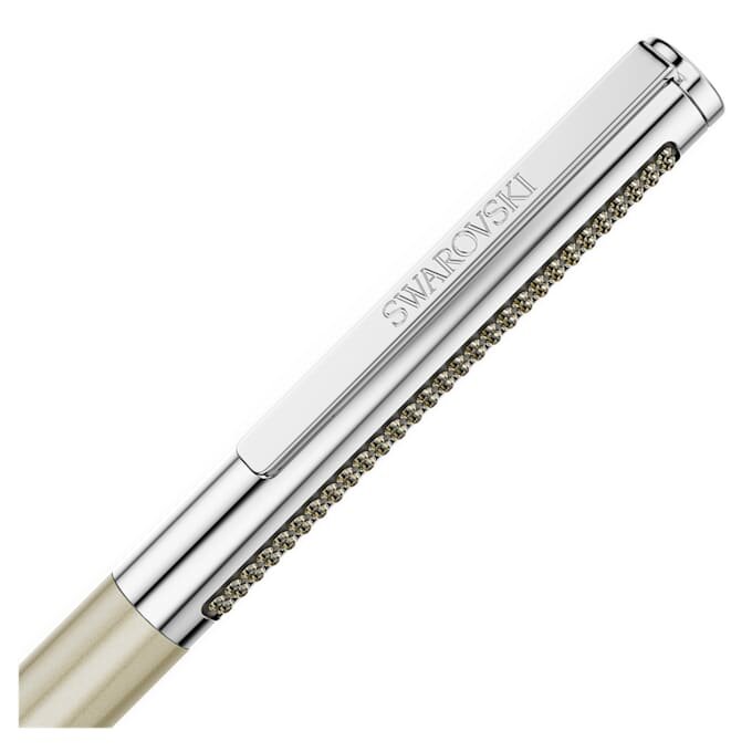 Stylo à bille Matrix Tennis, marron, plaqué or Stylo à bille Matrix Tennis, marron, plaqué or