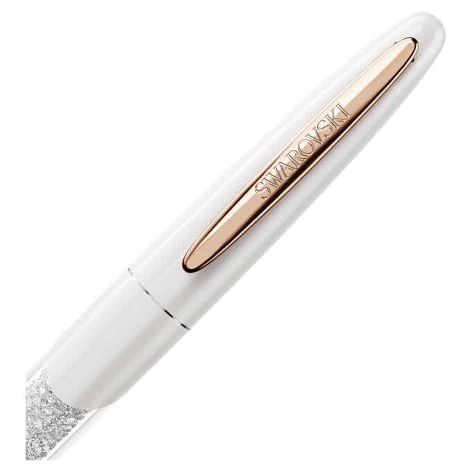 Stylo roller Crystalline blanc, plaqué or rose Stylo roller Crystalline blanc, plaqué or rose