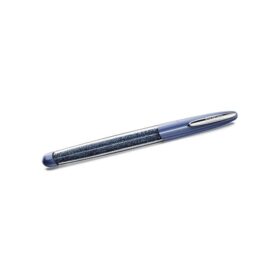 Stylo roller Crystalline bleu, plaqué chrome