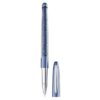Stylo roller Crystalline bleu, plaqué chrome Stylo roller Crystalline bleu, plaqué chrome