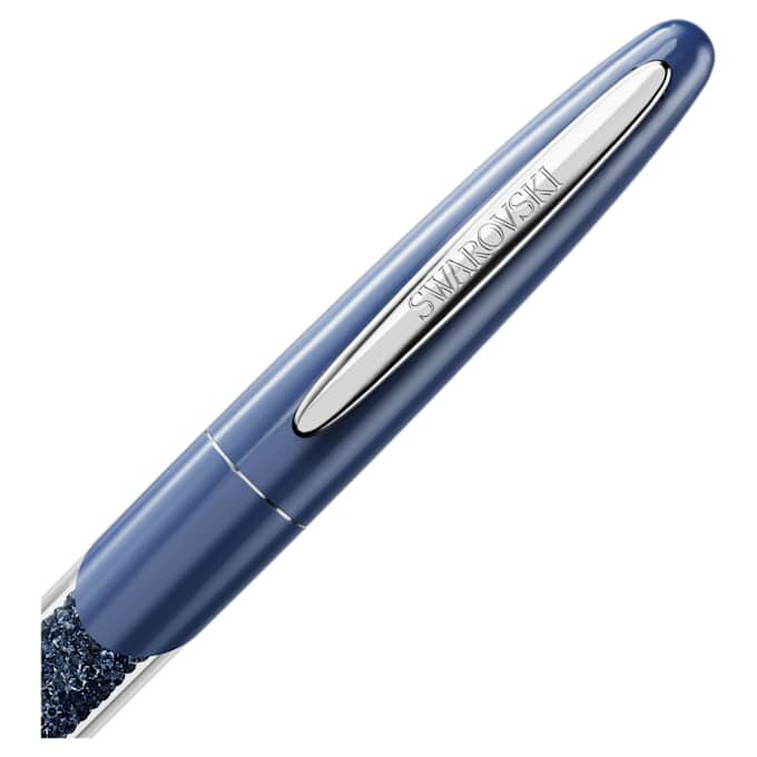 Stylo roller Crystalline bleu, plaqué chrome Stylo roller Crystalline bleu, plaqué chrome