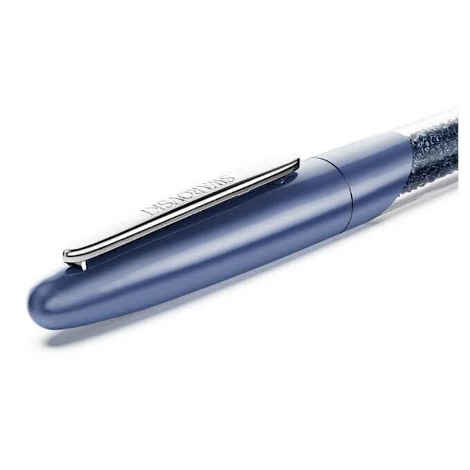 Stylo roller Crystalline bleu, plaqué chrome Stylo roller Crystalline bleu, plaqué chrome