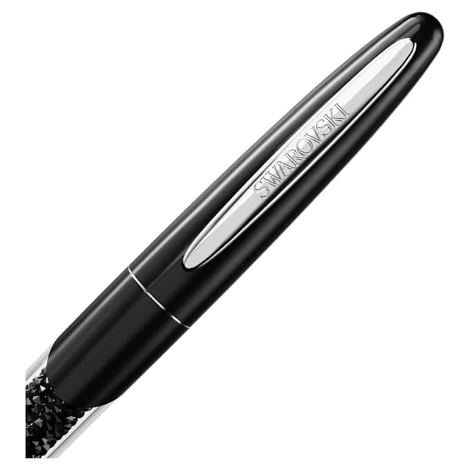 Stylo roller Crystalline noir, plaqué chrome Stylo roller Crystalline noir, plaqué chrome