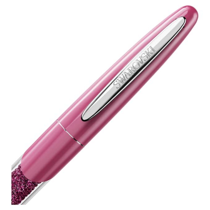 Stylo roller Crystalline rose, chromé Stylo roller Crystalline rose, chromé