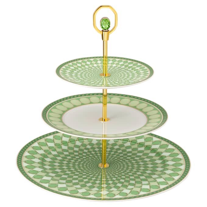 Étagère Signum en porcelaine, grande, verte Étagère Signum en porcelaine, grande, verte