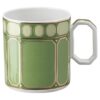 Tasse à café Signum avec soucoupe, en porcelaine, verte Tasse à café Signum avec soucoupe, en porcelaine, verte