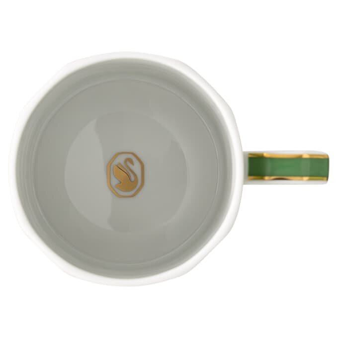 Tasse à café Signum avec soucoupe, en porcelaine, verte Tasse à café Signum avec soucoupe, en porcelaine, verte