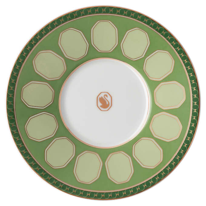 Tasse à café Signum avec soucoupe, en porcelaine, verte Tasse à café Signum avec soucoupe, en porcelaine, verte