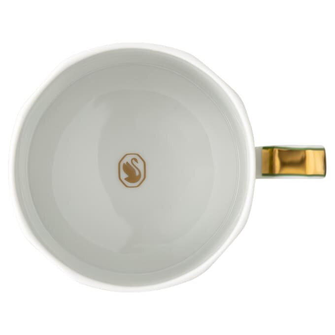 Tasse et soucoupe Signum en porcelaine, verte Tasse et soucoupe Signum en porcelaine, verte