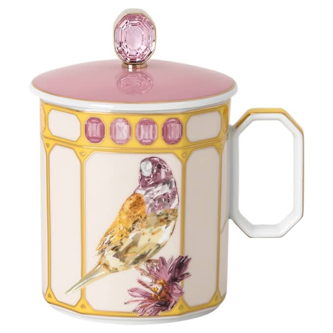 Tasse Idyllia en porcelaine, motif « Crystal Print », pinson, jaune Tasse Idyllia en porcelaine, motif « Crystal Print », pinson, jaune