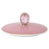 Tasse Idyllia en porcelaine, motif imprimé de cristaux, pinson, rose Tasse Idyllia en porcelaine, motif imprimé de cristaux, pinson, rose