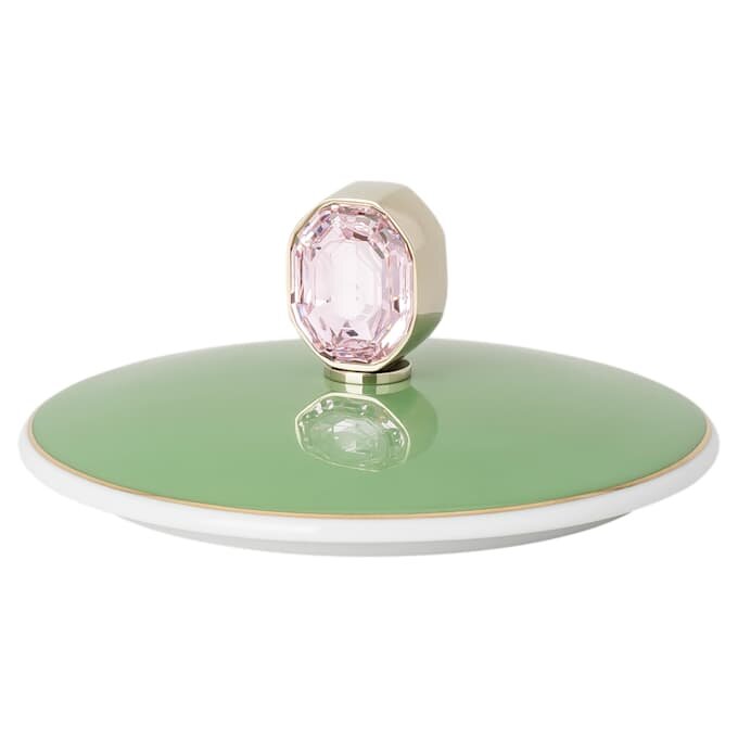 Tasse Idyllia en porcelaine, motif imprimé en cristal, moucherolle, vert Tasse Idyllia en porcelaine, motif imprimé en cristal, moucherolle, vert