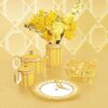 Assiette plate Signum en porcelaine, jaune Assiette plate Signum en porcelaine, jaune