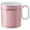 Tasse Signum avec couvercle, en porcelaine, rose
