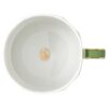 Tasse à thé Signum avec soucoupe, en porcelaine, verte